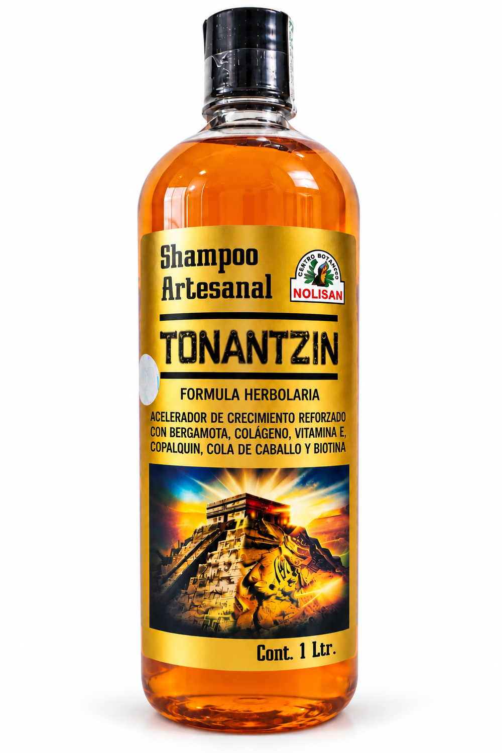 Tonantzin Herbal Artisanal Shampoo 1L | Rosemary Keratin Collagen Hair Care