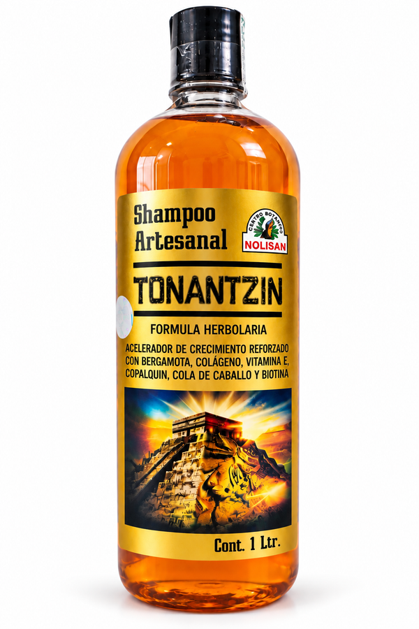 Tonantzin Herbal Artisanal Shampoo 1L | Rosemary Keratin Collagen Hair Care