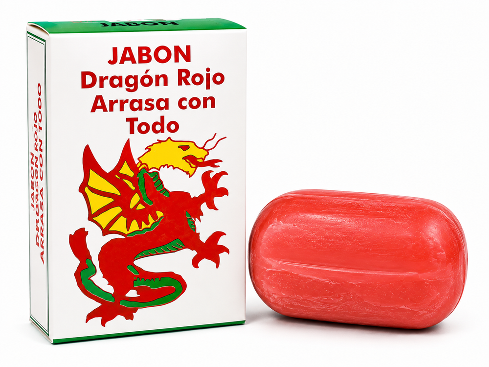 Arrasa Con Todo Dragon Rojo Esoteric Bar Soap | Spiritual Cleansing & Protection