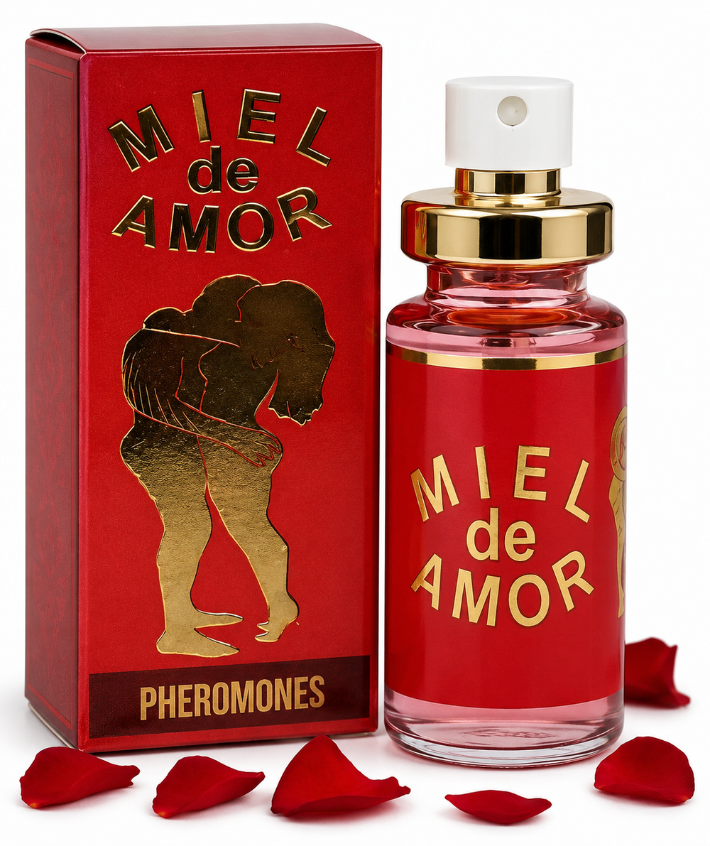 Miel de Amor Red Pheromone Perfume Spray | Love & Attraction Spiritual Fragrance | 1 oz