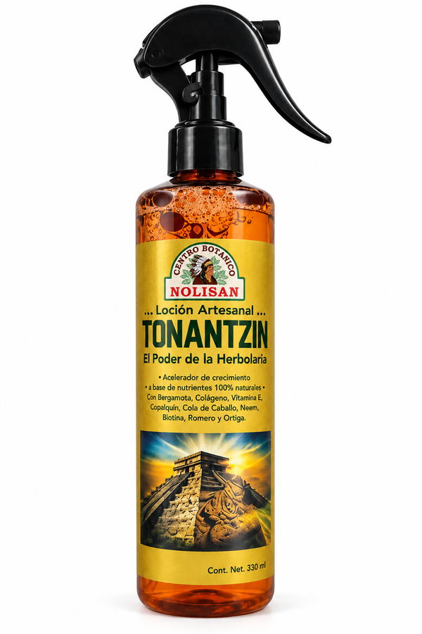 Tonantzin Herbal Hair Spray 330ml | Rosemary Nettle Aloe Botanical Leave-In